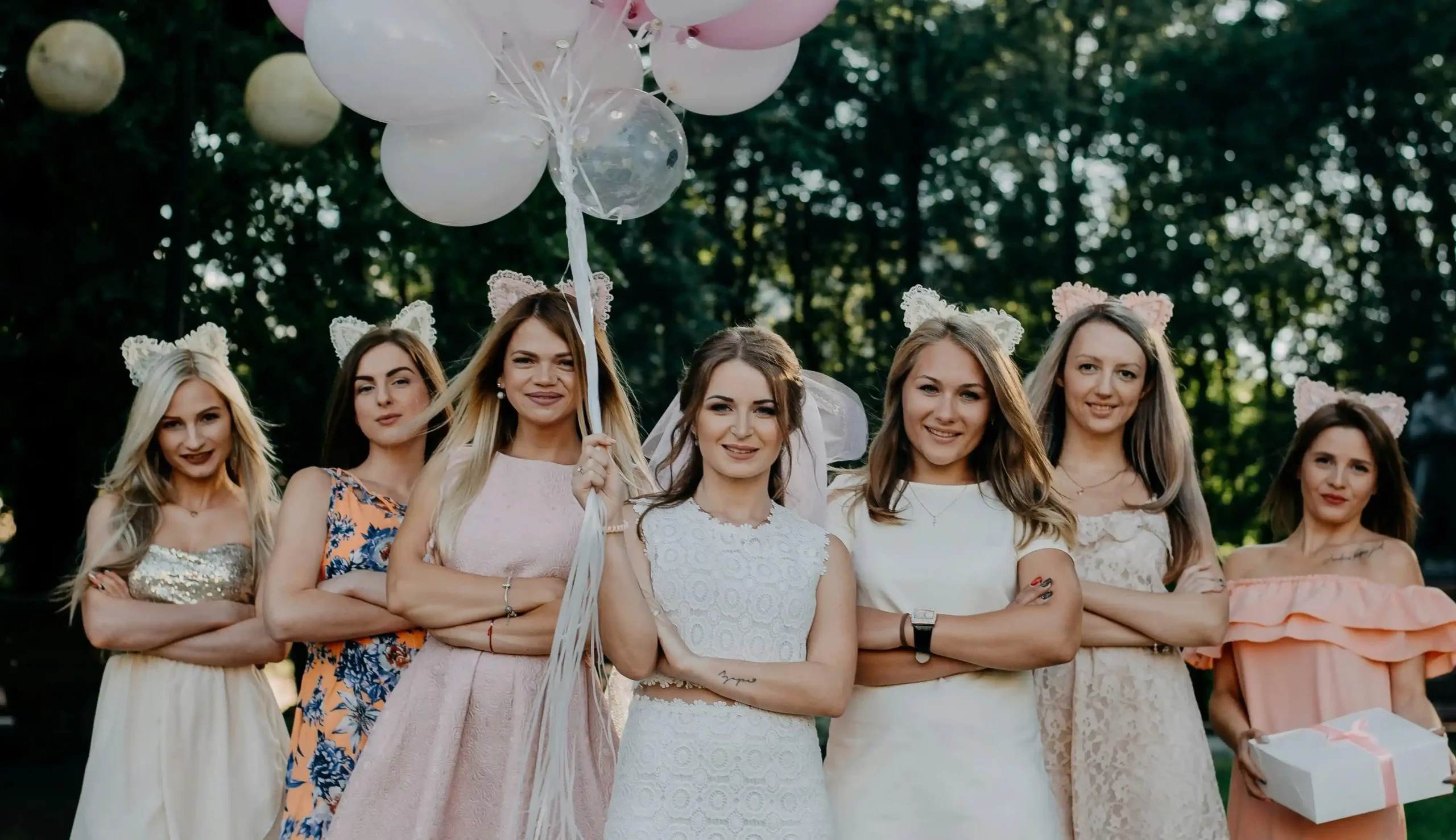 Photo d'un enterrement vie de jeune fille